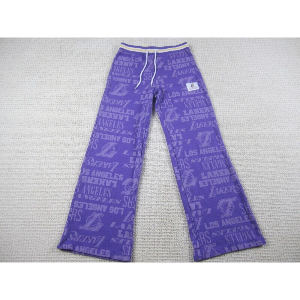 Los Angeles Lakers Pants Womens Small‎ Purple Lounge Boyfriend NBA Basketball